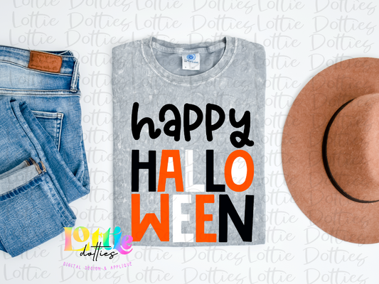 Happy Halloween PNG - Halloween Sublimation