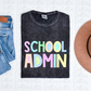 School Admin PNG - Back To School - Sublimation - Digital Download - Primary