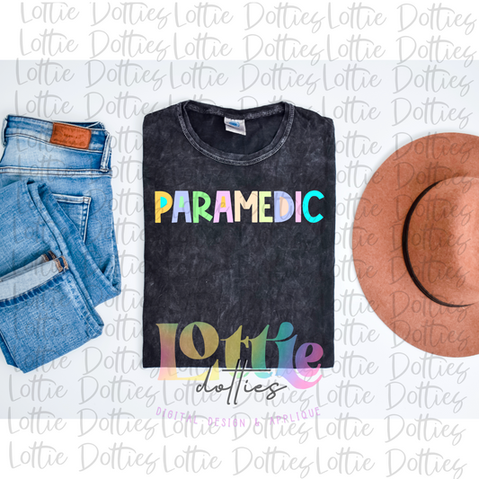 Paramedic Png - Pastel Sublimation - Digital Download