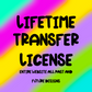 Commercial License - Transfer License - Lifetime License