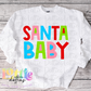 Santa Baby Whimsical Png - Christmas Sublimation Design- Digital Download