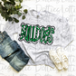 Bulldogs PNG - Bulldogs sublimation design - Digital Download - Green and White