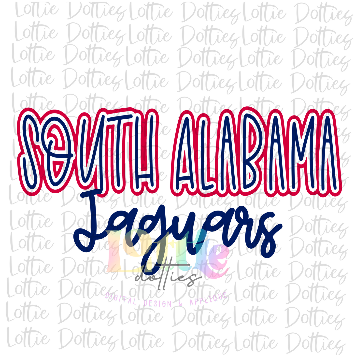 South Alabama Jaguars PNG -  Jaguars sublimation design - Digital Download