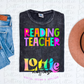 Reading Teacher - PNG - Back To School - Sublimation - Digital Download