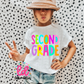 Second Grade PNG - Back To School - Sublimation - Digital Download - Bright Filled