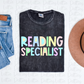 Reading Specialist  - PNG - Back To School - Sublimation - Digital Download