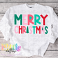 Merry Christmas Mint Png - Christmas Sublimation Design- Digital Download