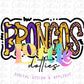 Broncos PNG   - Broncos sublimation design - Digital Download - Purple and Gold