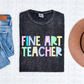 Art Teacher - PNG - Back To School .Sublimation - Digital Download - Pastel