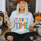 Turkey Time  Png - Thanksgiving Sublimation Design - Digital Download