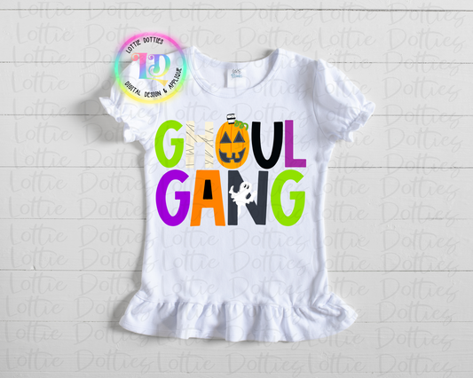 Ghoul Gang PNG- Halloween Design Sublimation - Digital Download