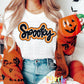 Spooky  Png - Halloween Sublimation Design -  Digital Download - Orange and Black