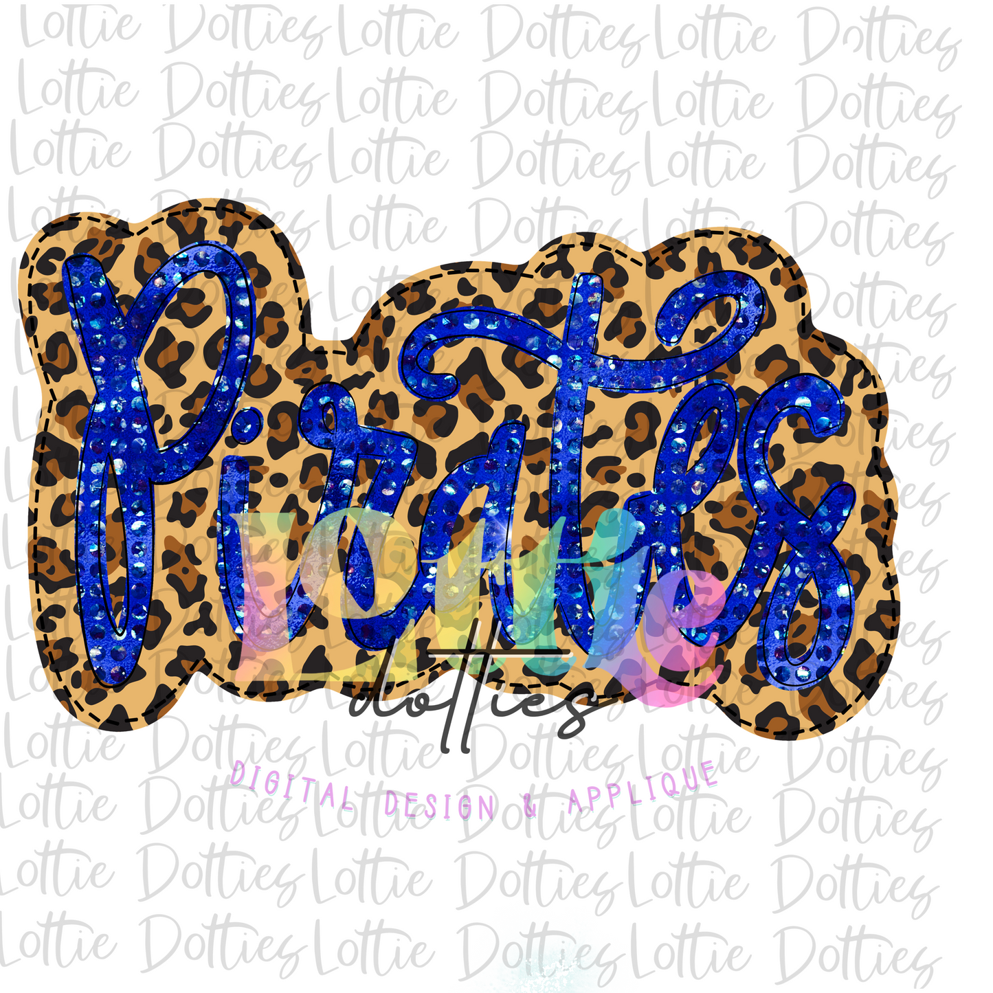 Pirates PNG - Pirates sublimation design - Digital Download -  Leopard and Royal Rhinestone