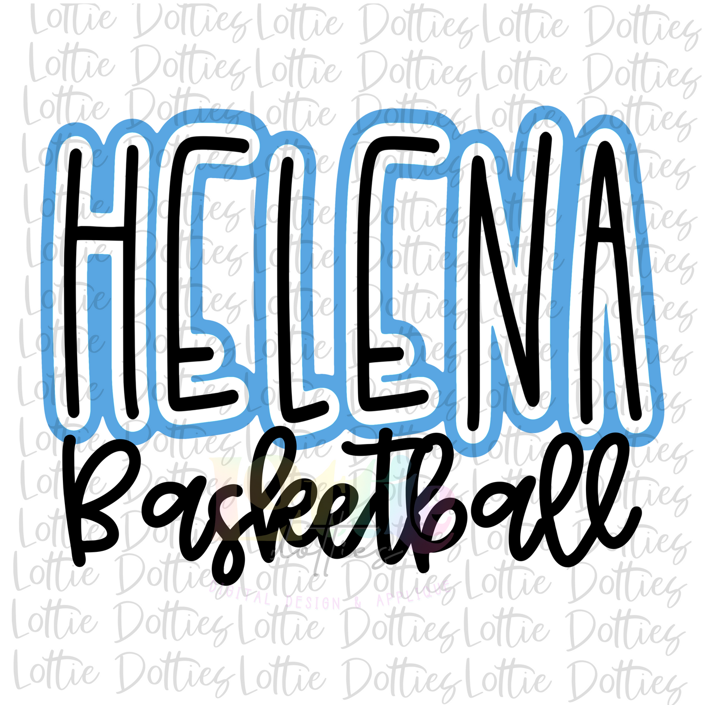 Helena Basketball PNG - Helena Sublimation - Digital Download