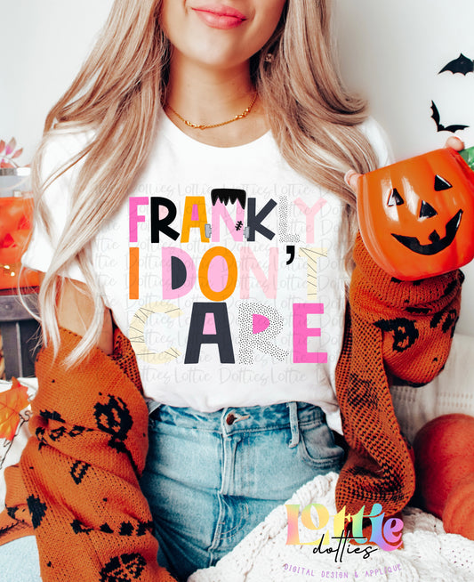 Frankly Pink and Orange PNG- Halloween Design Sublimation - Digital Download