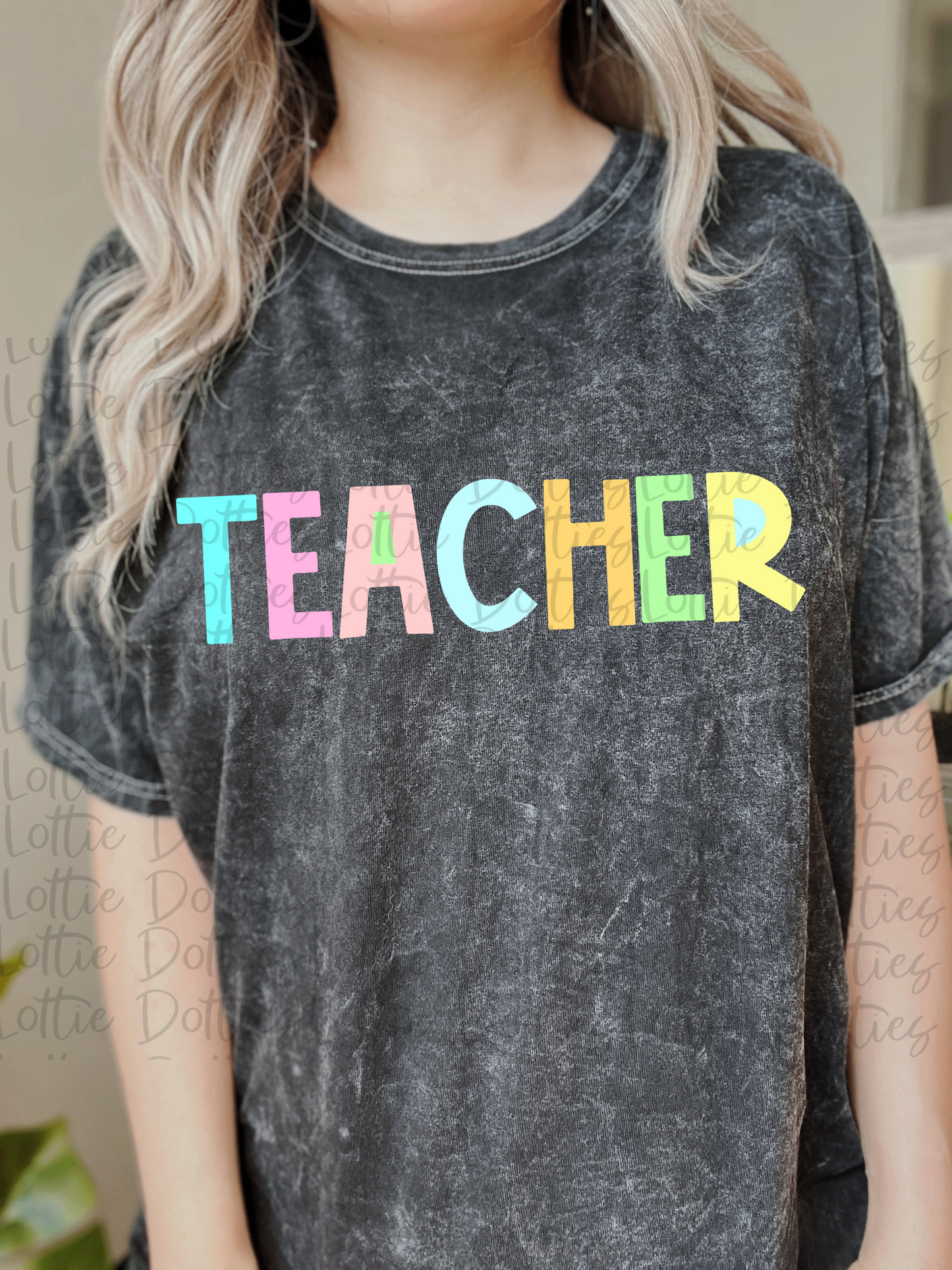 Teacher - PNG - Back To School - Sublimation - Digital Download - Pastel Filled