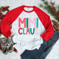 Mimi Claus Mint Png - Christmas Sublimation Design- Digital Download