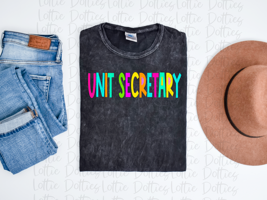 UNIT SECRETARY PNG - SECRETARY SUBLIMATION-DIGITAL DOWNLOAD - BRIGHT FILLED