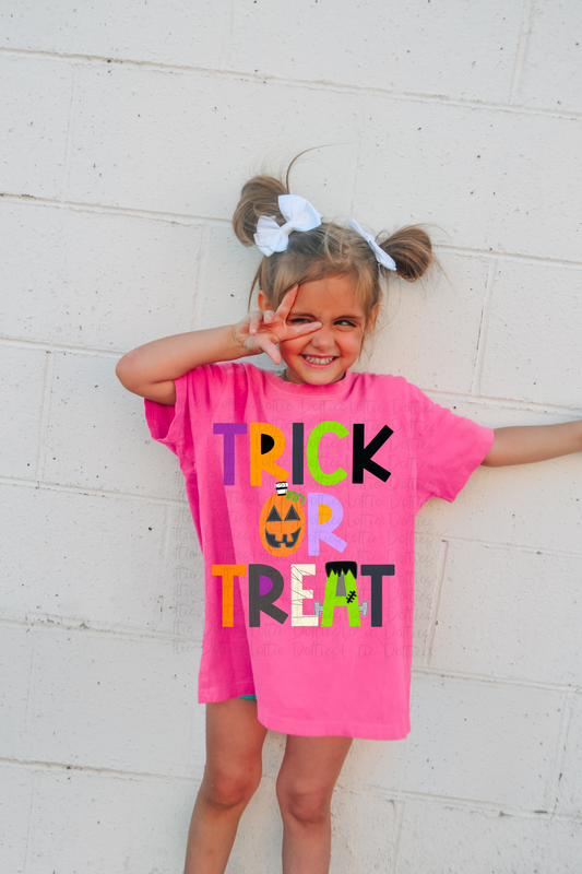 Trick or Treat - Halloween Design Sublimation - Digital Download