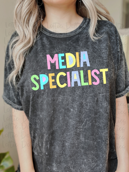 Media Specialist PNG - Media Specialist Sublimation - Digital Downlown
