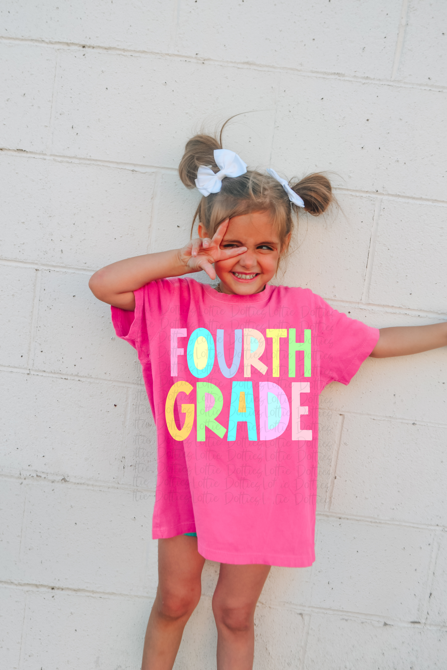 Fourth Grade PNG - Back To School - Sublimation - Digital Download - Pastel Filled