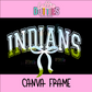 Indians Canva Frame - Canva Frames - Digital Download