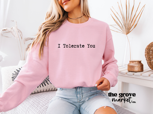 I Tolerate You PNG - Valentine's Day Design - Digital Download