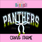 Panthers Canva Frame - Canva Frames - Digital Download