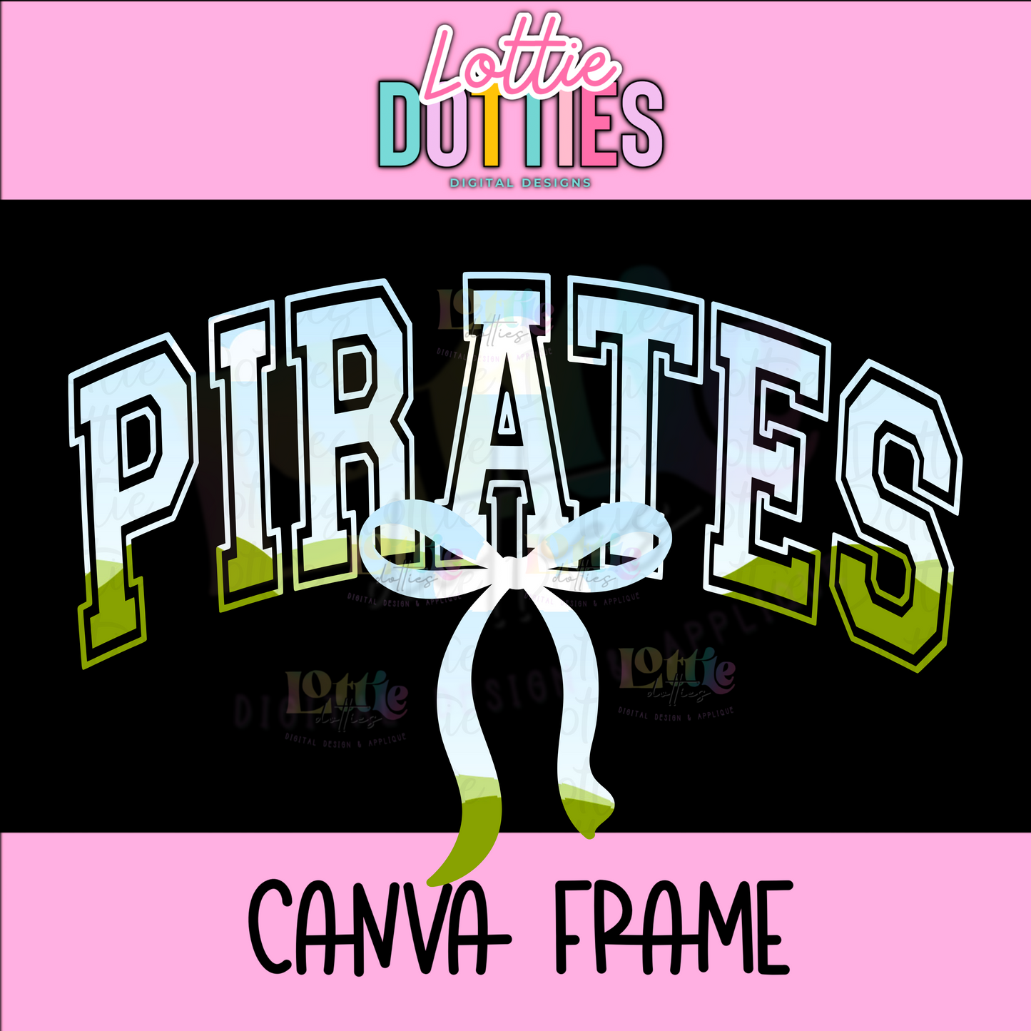 Pirates Canva Frame - Canva Frames - Digital Download