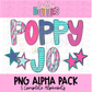 Poppy Jo Alpha - Poppy Alpha Png - Bright Paint Splash Alpha Pack - Digital Download