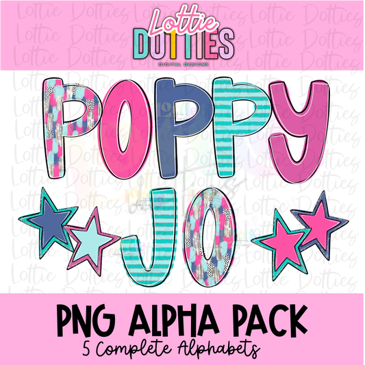 Poppy Jo Alpha - Poppy Alpha Png - Bright Paint Splash Alpha Pack - Digital Download