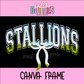 Stallions Canva Frame - Canva Frames - Digital Download
