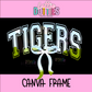 Tigers Canva Frame - Canva Frames - Digital Download
