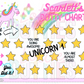 Unicorn Potty Chart Template - Unicorn 1