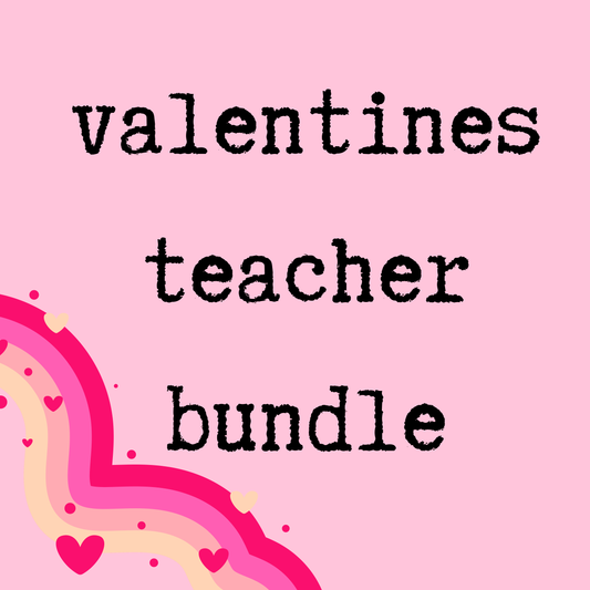 Valentines Teacher Bundle PNG - Valentine's Day Design - Digital Download - Funny Valentine's Day Design