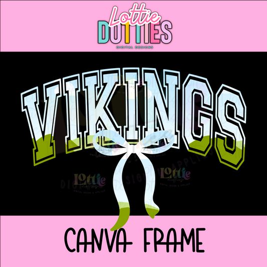 Vikings Canva Frame - Canva Frames - Digital Download