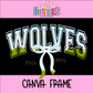 Wolves Canva Frame - Canva Frames - Digital Download