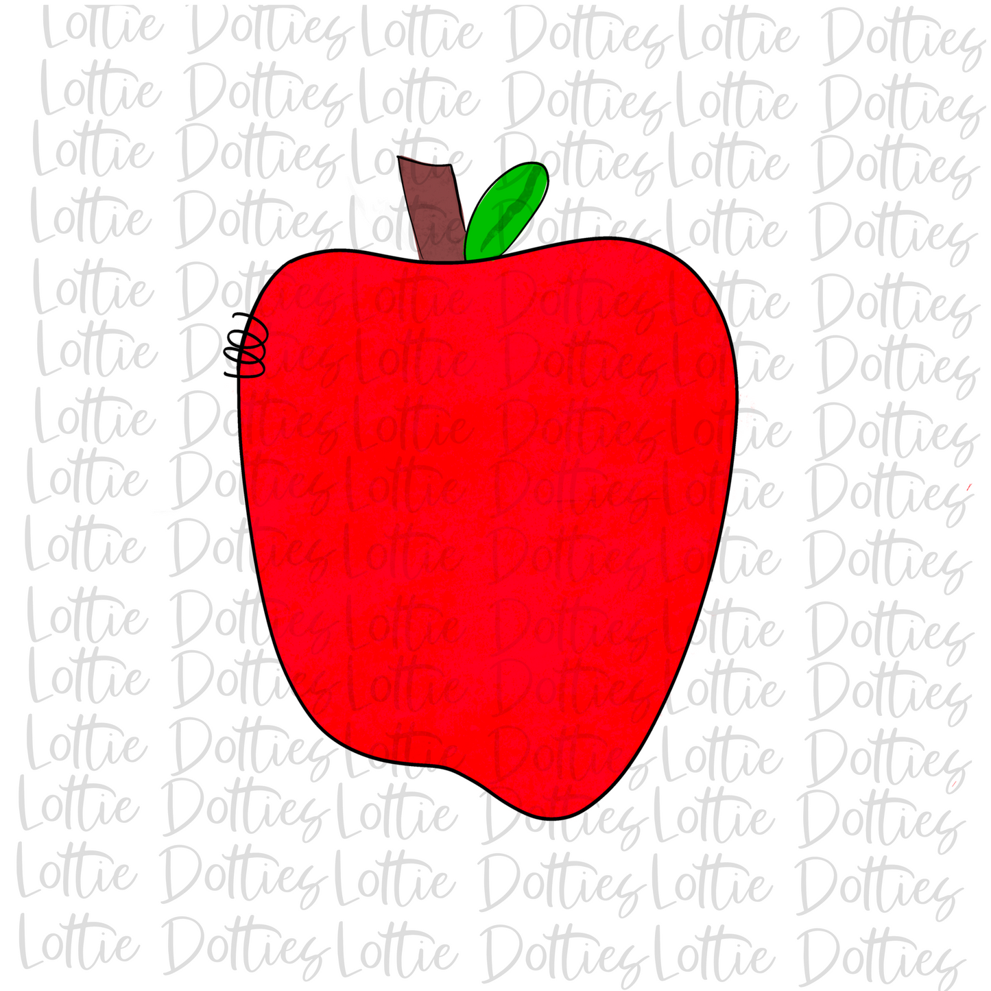 Apple Png - Back to School Design - Digital Download