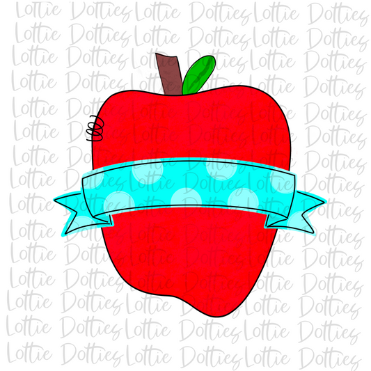 Apple Dots Png - Back to School Design - Digital Download