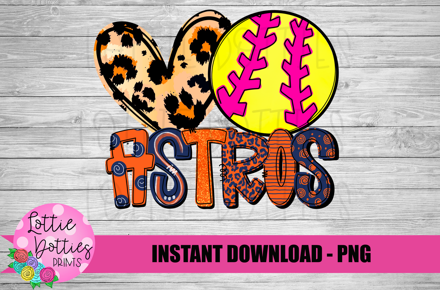 Peace Love Softball  Png - Astros  Sublimation Design - Digital Download