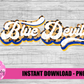 Blue Devils Png - Football Sublimation Design - Digital Download