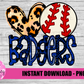 Baseball Badgers Png - Badgers  Sublimation Design - Digital Download