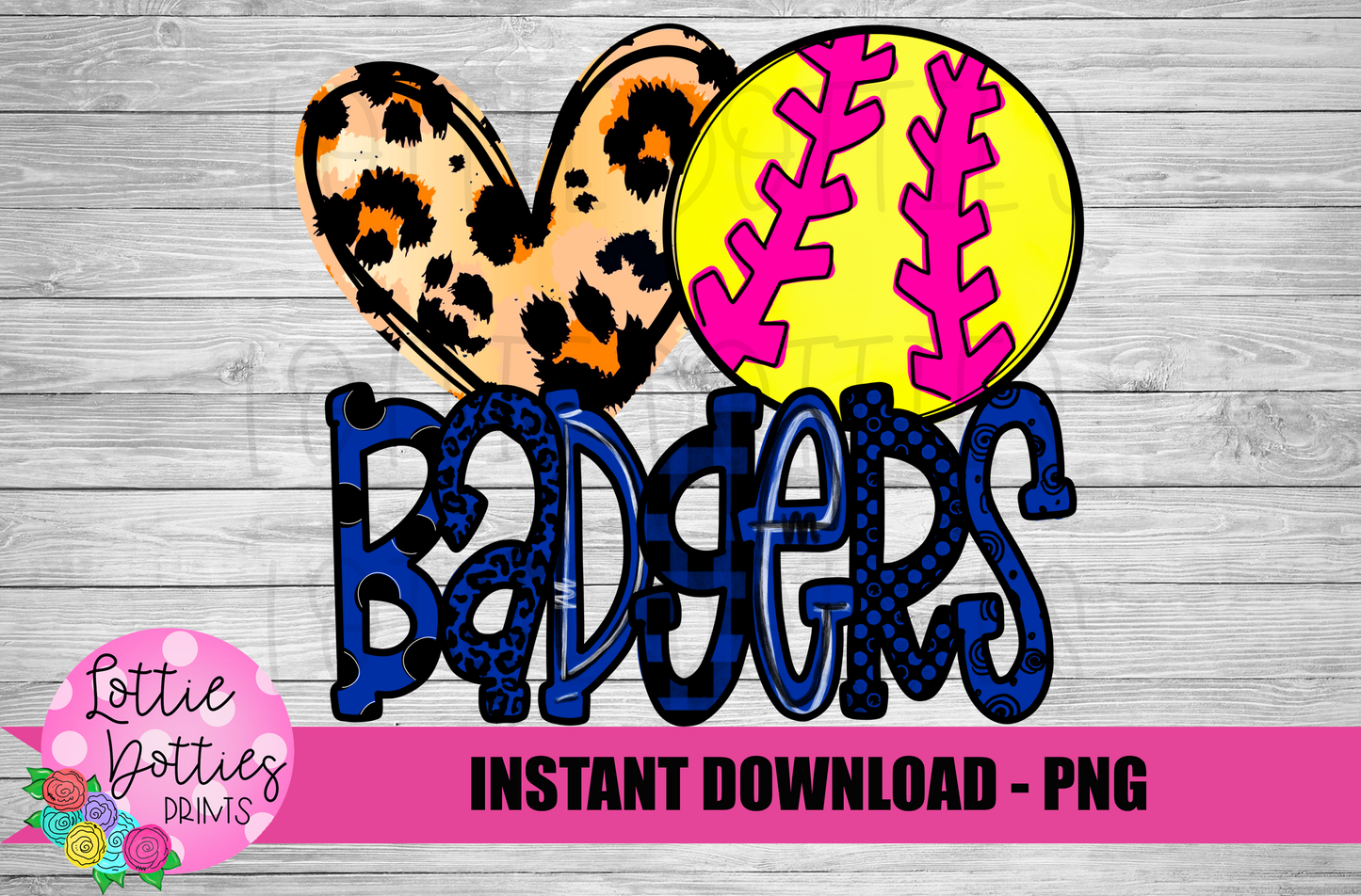 Badgers Softball  Png - Badgers Sublimation Design - Digital Download