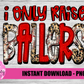 I Only Raise Ballers PNG - Baseball Png - Digital Download