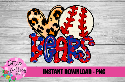 Bears  Baseball  Png - Bears Sublimation Design - Digital Download