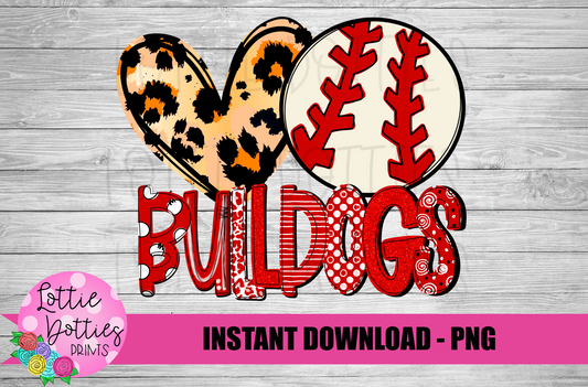 Bulldogs Baseball  Png - Bulldogs Sublimation Design - Digital Download