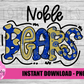 Noble Bears PNG - Bears  sublimation design - Digital Download