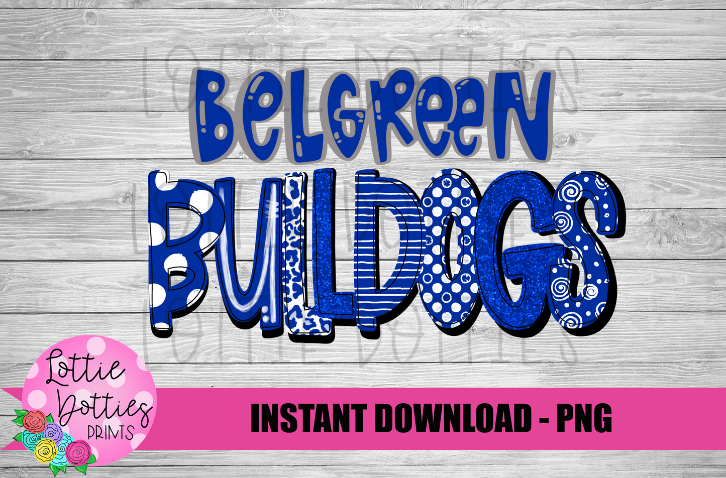 Belgreen Bulldogs  -  PNG - Bulldogs  -  Sublimation design - Digital Download