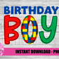 Birthday Boy - Lego -  Png  -Instant Download - Digital Download