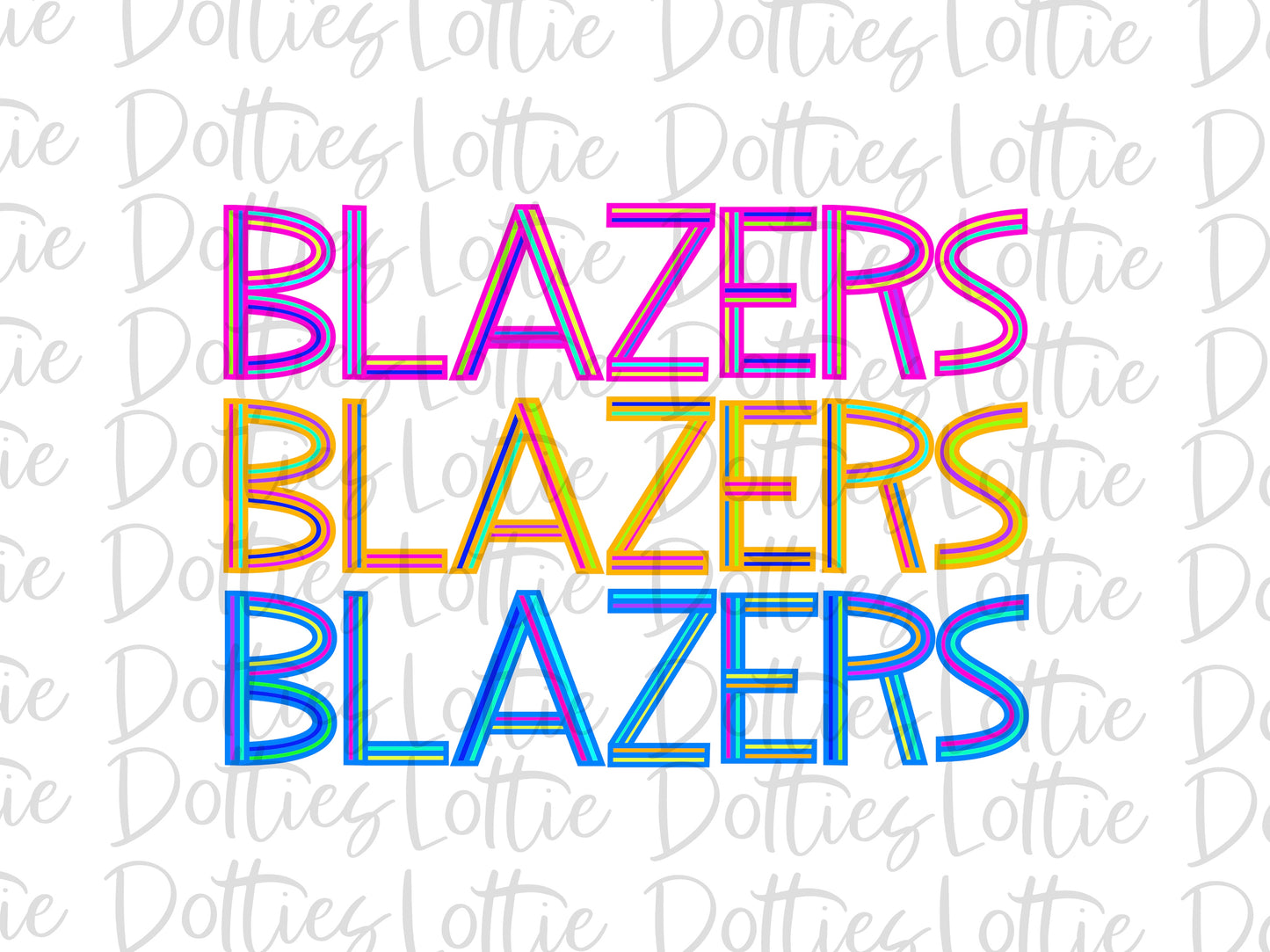 Blazers PNG - Sublimation - Digital Download